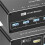 KVM  2 Monitors 2 Computers, -Compatible KVM, USB 3.0  for 2 PC Share 2 Screens, Support Extended Mode 2