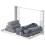 Magnetic Washing Machine Side Shelf Space-Saving Folding Clothes Rack No Punching Temporary Rack Simple Bathroom Shelf 1