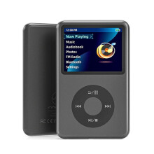 128GB Portable MP3 Music Player with Video FM Digital Hi-Res Audio Player HiFi Sound Touch Screen Player A