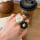 Perlen-Blumenring mit Perlen, trendiges Accessoire für-Weiß 6