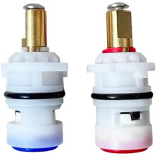 Ceramic Stem Disc Faucet-Cartridge (Hot & Cold Pair), for 9608020 9608060 48/143/149 Series, Universal Valve-Cartridge