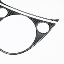 Carbon Fiber Car Interior Gear Shift Surround Frame Trim for 500 2012-2015 Car Interior Mouldings