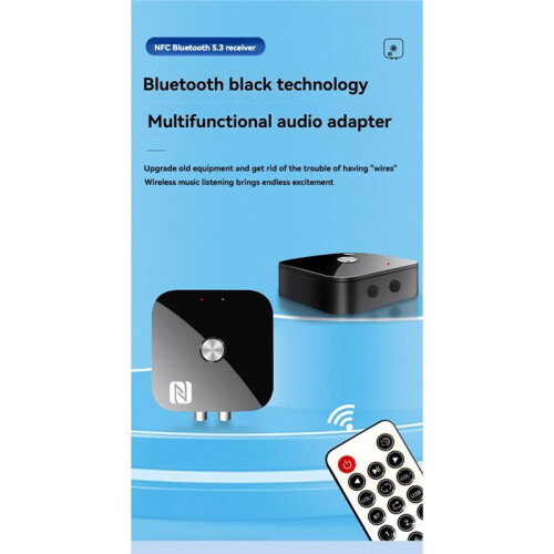 NFC  6.0 Audio Receiver 3.5mm Wireless  Adapter with Mic USB U-Disk  for TV Car 2