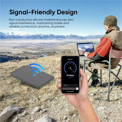 Protective Cover for Starlink  Antenna Silicone Case Signal-Friendly Design Shockproof Case A 2