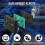 2 Pcs for  Gate Opener Remote Automatic Premium 5-Button Transmitter for Model AXS1,AXP1,AXR1 6