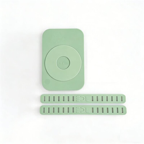 Multifunctional Strip Clip Case Phone Audio Decoder Storage Bag USB Pocket Phone Bag Magnetic Elastic Strap Kit Green 1