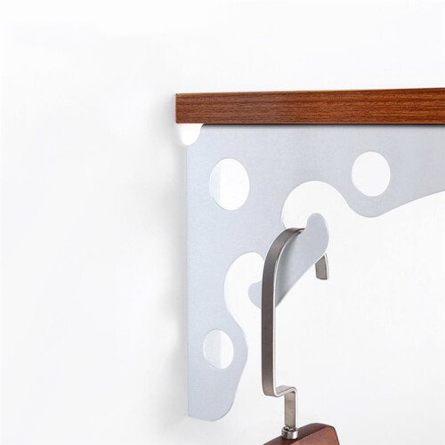 2PC Triangle Folding Angle Bracket Heavy Duty Adjustable Wall Mounted for Bench Table Shelf DIY Hardware 2