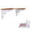 2PC Triangle Folding Angle Bracket Heavy Duty Adjustable Wall Mounted for Bench Table Shelf DIY Hardware 5