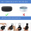 For Echo Dot 3 Wall Mount Holder, Cord Management Bracket for Alexa Echo Dot 3rd Generation Speaker 4