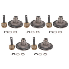 5X 13T 38T Metal Crown Gear Motor Differential Main Gear Combo for Front Rear Axle AXIAL SCX10 90021 90022 RC Truck Car