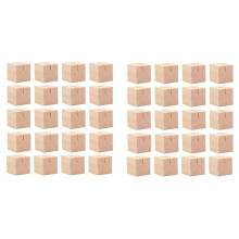 40 Stück Holz Namen Kartenhalter Holz Tisch Nummer Steht Massiv Holz Tisch Karten Halter für Namensschilder,Bilder,Post Karten