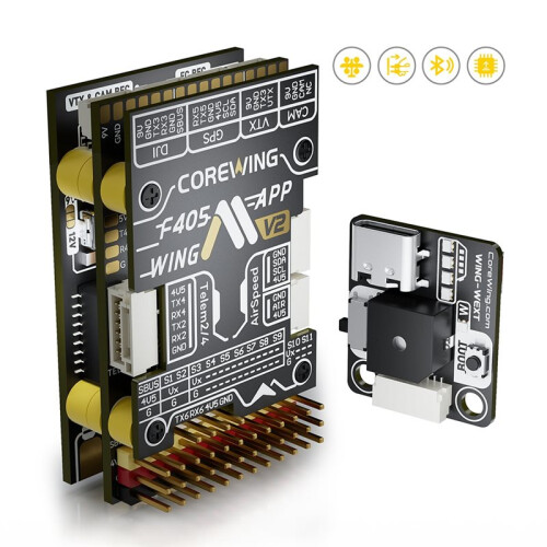 COREWING F405V2 WING-APP Fixed-Wing Flight Controller V2 with APP Tuning INAV/ArduPlane Support for RC FPV Planes 1