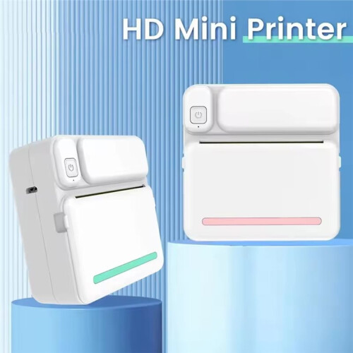 C19  Print Portable Thermal Printer Photo Pocket Thermal Label Printer 58mm Printing Wireless 1