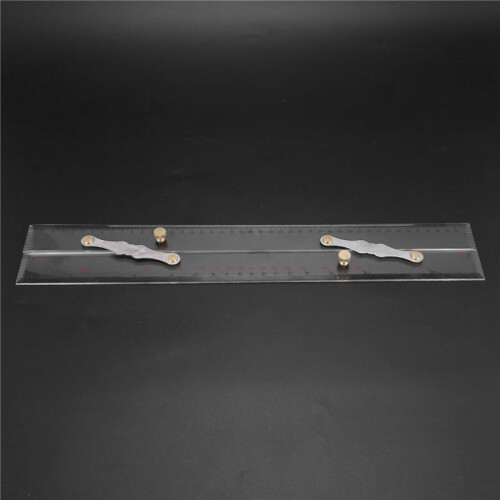 5X Marine Ruler Parallel Ruler Nautical Charts Parallel Ruler Mapping Points to Pull Parallel Ruler 450MM