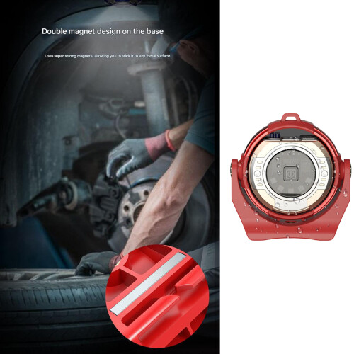 Long Battery Lifes USB Charging Rechargeable Work Light-Red 1