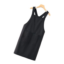 Simple Waterproof Kitchen Apron Stains and Water-Black