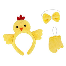 3-teilige niedliche Hahn-Kopfschmuck-Kollektion, ideal für-1