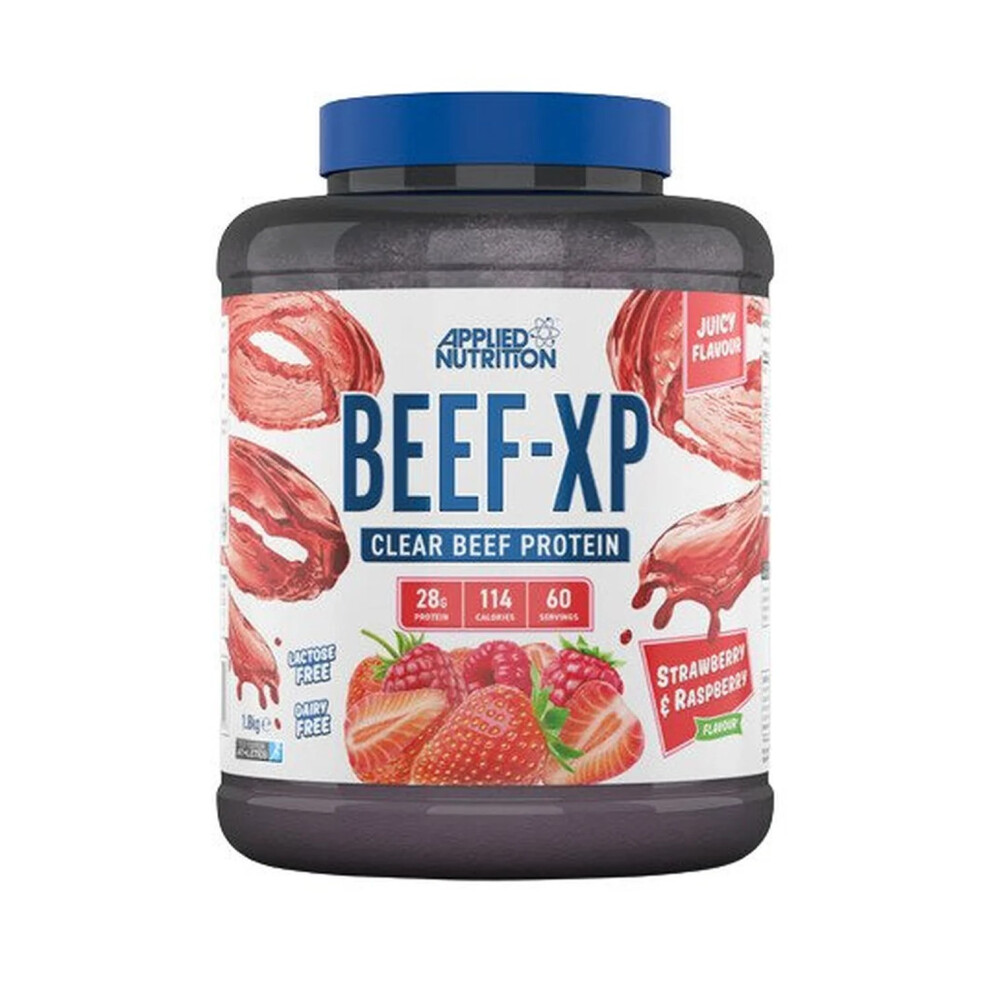 Applied Nutrition Beef-Xp Clear Protein Isolate Powder - Strawberry Raspberry - 60 Servings - Strawberry Raspberry - Image 4