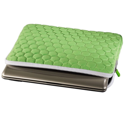 Hama Notebook-Sleeve Hexagon Grün 11" bis 13" 1