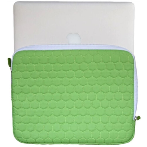 Hama Notebook-Sleeve Hexagon Grün 11" bis 13" 2