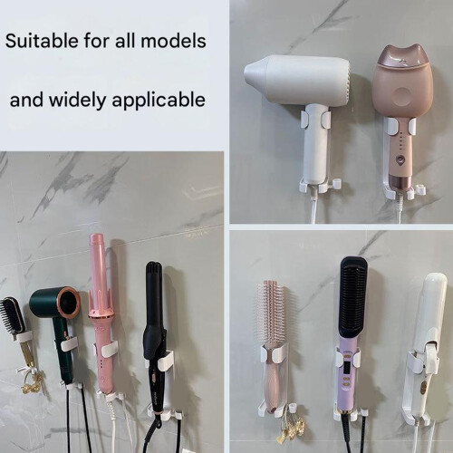 Multipurpose Hair Tool Organizers Rack For Secure Storage Of-2 2