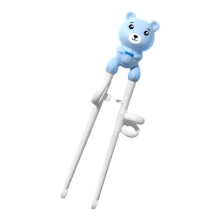 Cartoon Animal Shape Training eetstokjes met-Blauw