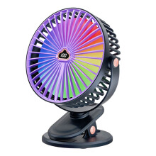 Flexibele clip-on ventilator 100 windsnelheden met-Lavendel