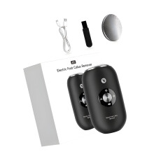 Electric Foot File Callus Remover With 3 Adjustments And-Black