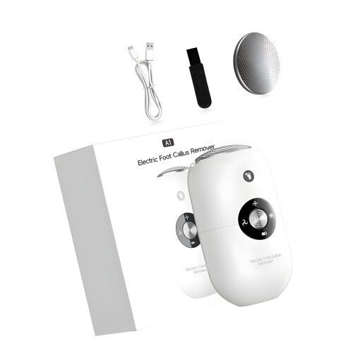 Advanced Electric Foot Care Tool With 3 Working Modes And-White