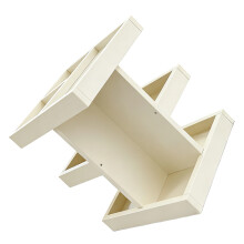 Wood Cosmetic Box With Rotating Feature And Spacious