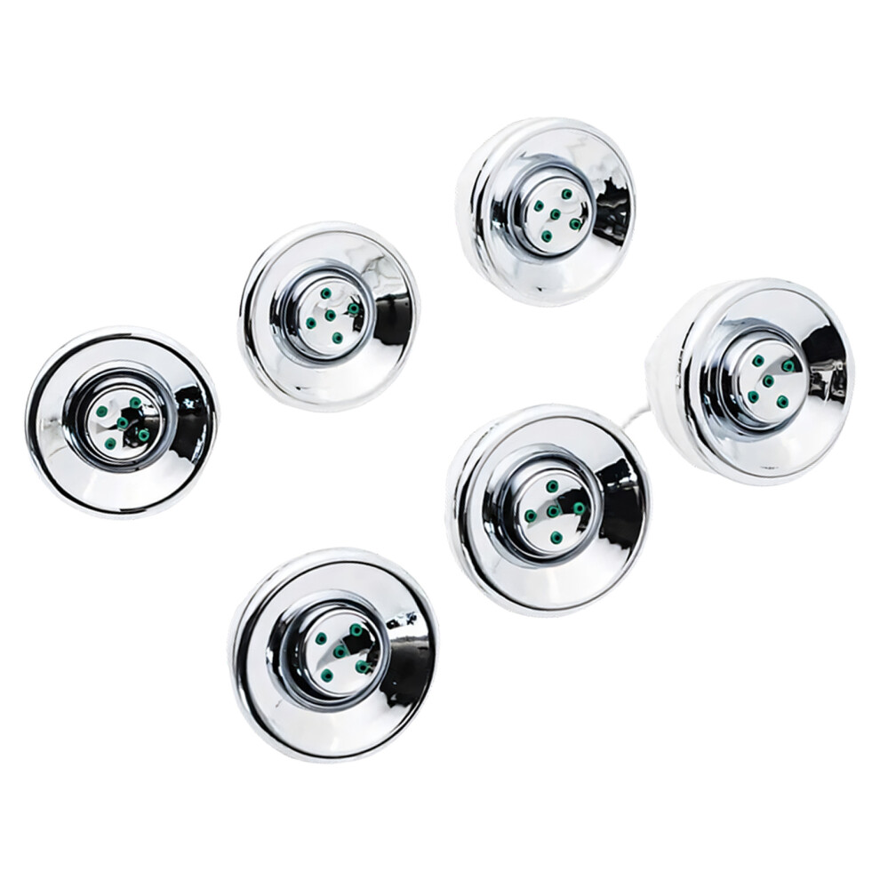 6 Count Shower Head Nozzle Set For Soaking Tub With Hydrotherapy 7627001433755