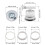 6 Count Shower Head Nozzle Set For Soaking Tub With Hydrotherapy 3