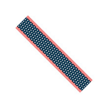 Strong Fabric Table Runner With Patriotic Theme For Multiple