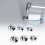 6 Count Shower Head Nozzle Set For Soaking Tub With Hydrotherapy 7
