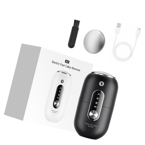 Professional Foot File Machine Rechargeable With 750mAh-Black