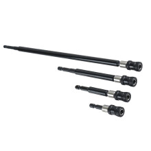 60/100/150/300mm 1/4inch Shank Screwdriver Extension-Black