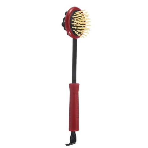 17.5" Long Black Red Plastic Back Knock Scratcher Relaxing Massage Hammer 1