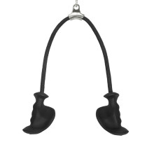 Tragere ergonomică cu frânghie pentru triceps, cu prindere din cauciuc natural antiderapantă, pentru mai multe fibre musculare_M