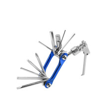 Kit de réparation 11 en 1 pour vélo de montagne, outil multifonction compact pour urgences sur sentier