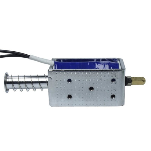 LY-1264B  Powerful Push Pull Electromagnet 24v Solenoid Stroke 30mm Magnetic Coil Electric Telescopic Magnet 1