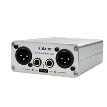 Multi-Functional XLR Audio Isolator Audio Noise Filter Audio Isolator Musical Instrument Balanced Impedance DI Box