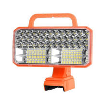 Multi-Functional LED Flashlight Adjustable with USB for 18V Lithium Batteries (No Battery)