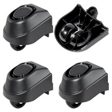 4 Pcs 12388 Foot Caster&12293 Caster Wheel for Ridgid 6 to 16 Gallon Vacuum Wet/Dry Vac Casters,Fit for WD16650 WD06350