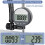 Electronic Digital Dial Indicator Gauge 0-12.7mm/0.5" Inch/Metric Conversion,with 0.01mm/0.0005"Resolution for Testing B 7