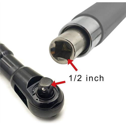 Ratcheting Extension, Extension Ratchet,High Torque Offset Extension Wrench, 1/2" Offset Extension Wrench Multi-Function 1