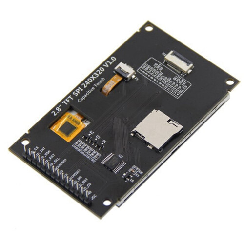 2.8-Inch SPI Serial Interface TFT LCD Capacitive Touchscreen Display Module 240x320 IPS Capacitive Touch Screen 1