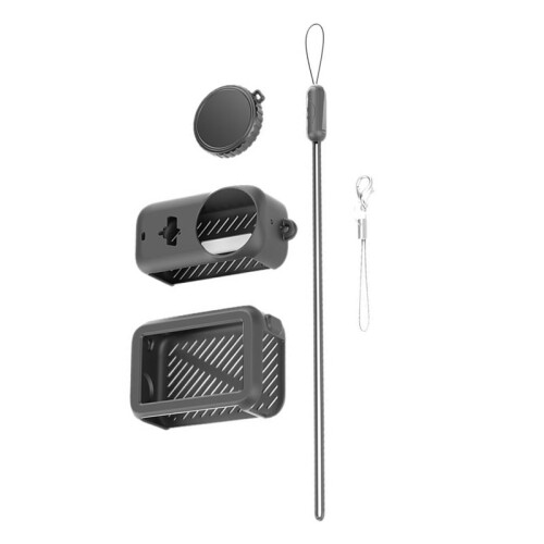 For  SOMONano Silicone Cover Full Coverage Shockproof Case with Lens Cap Thumb Grip Anti-Scratch Protective A 2