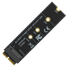 5X M.2 NVME SSD Convert Adapter Card for Air Pro Retina 2013-2017 NVME/AHCI SSD Kit for A1465 A1466 A1398 A1502