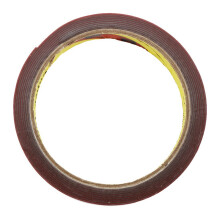6X Strong Permanent Double Sided Super Sticky Foam Tape Roll for Vehicle Car, Red 15MM x