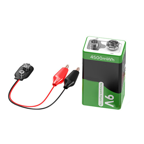 Quick Release 9V Discharge Tool With Flat Nose Clip Power Supply